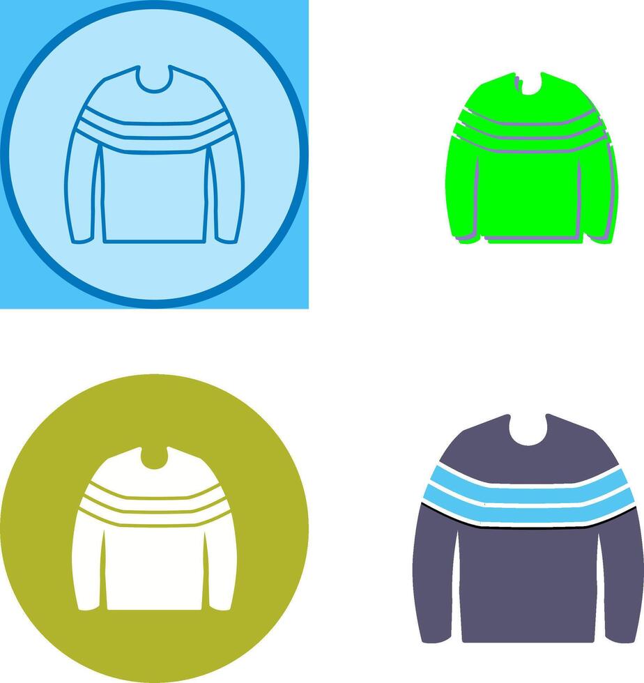 Pullover-Icon-Design vektor