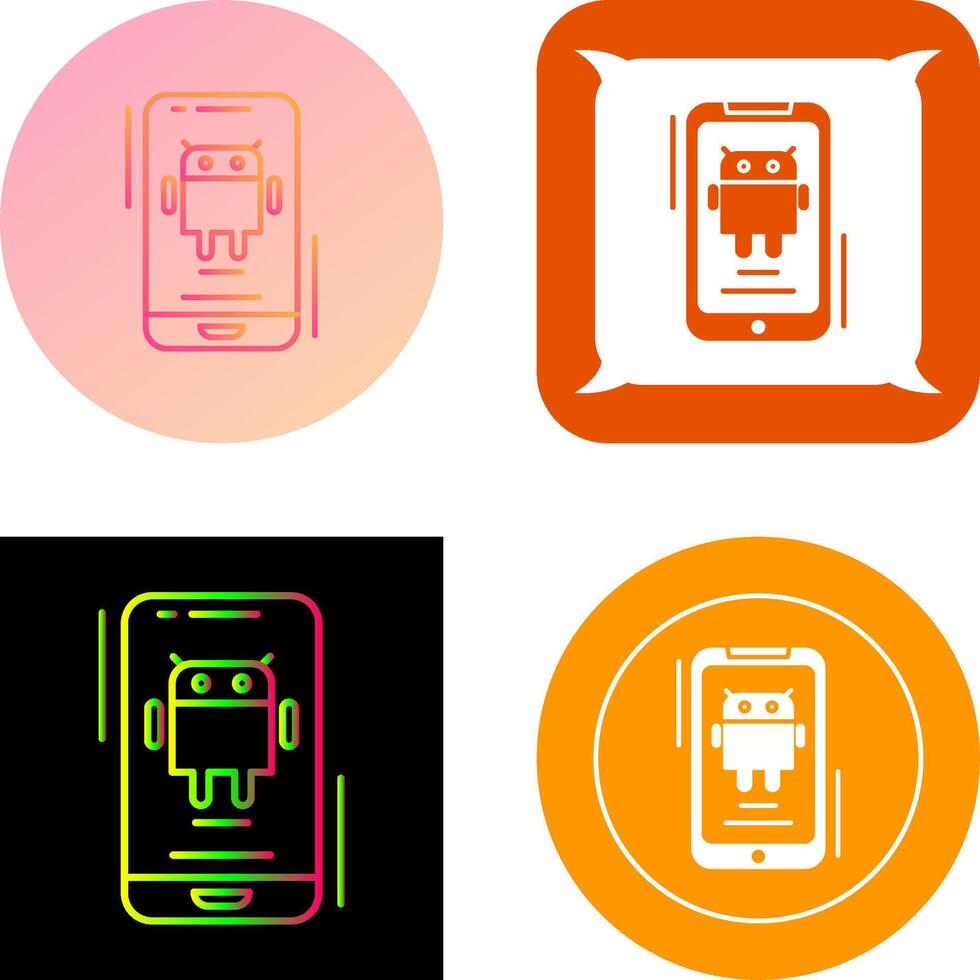 android ikon design vektor