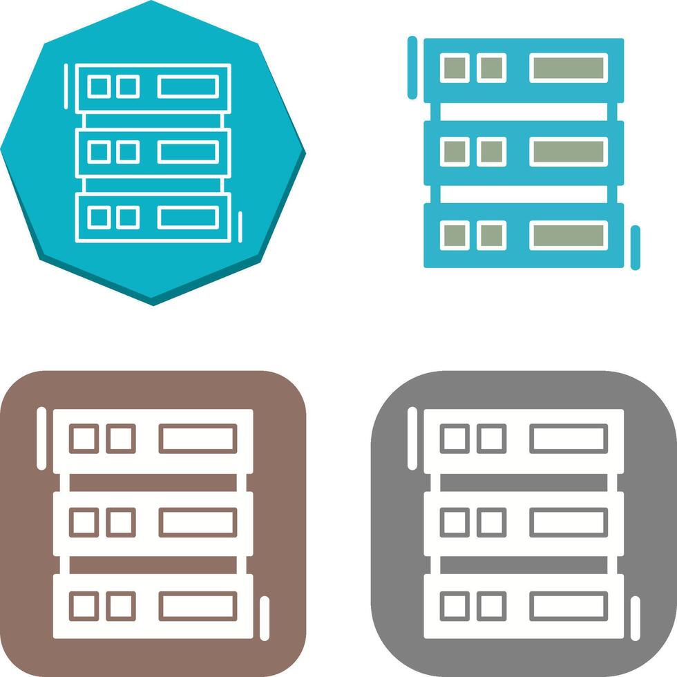 Server-Icon-Design vektor