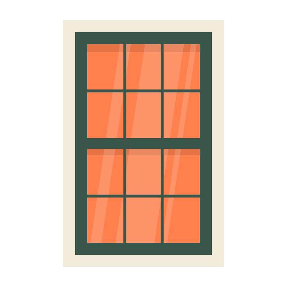 Wohnungsfensterkonzepte vektor