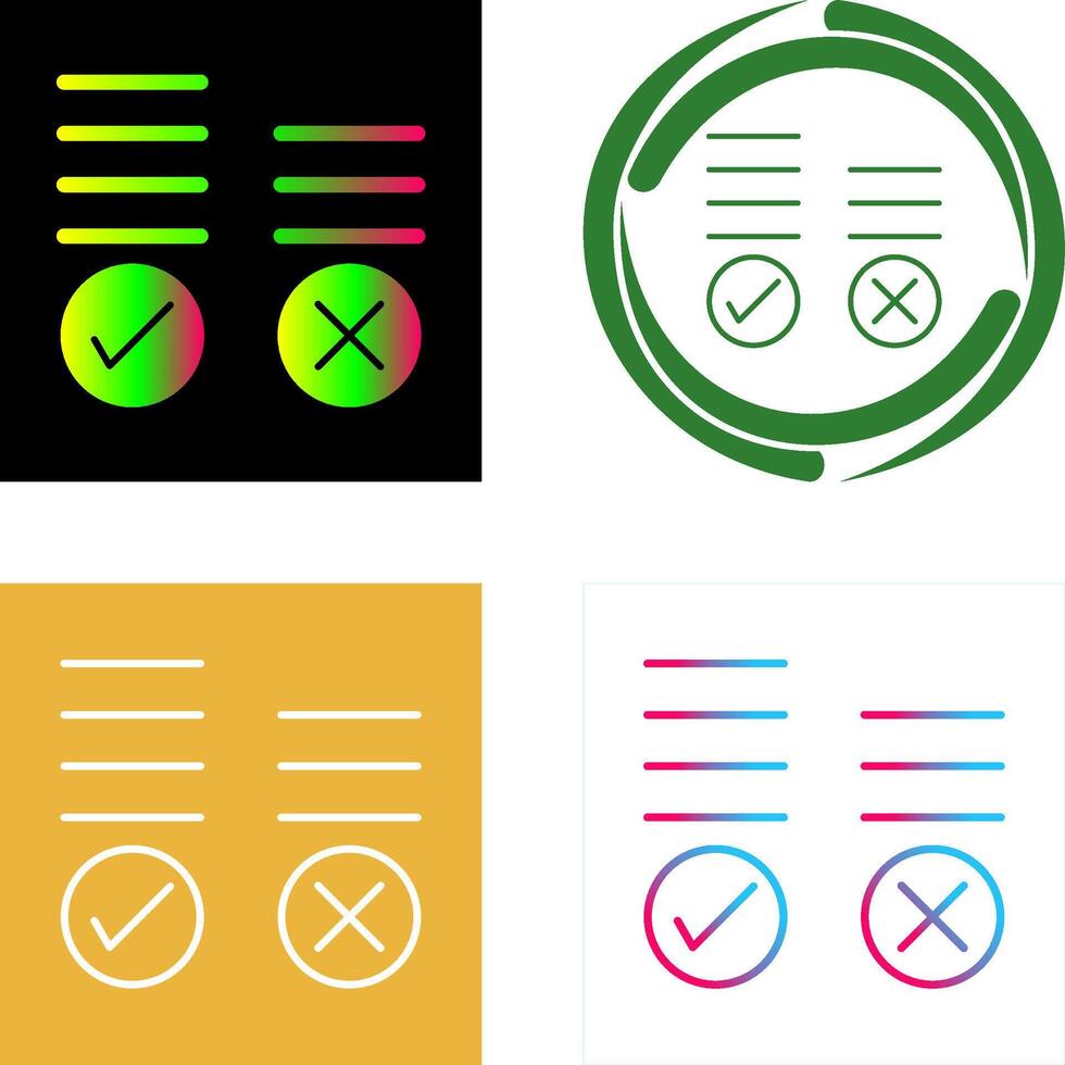 röstning resultat ikon design vektor