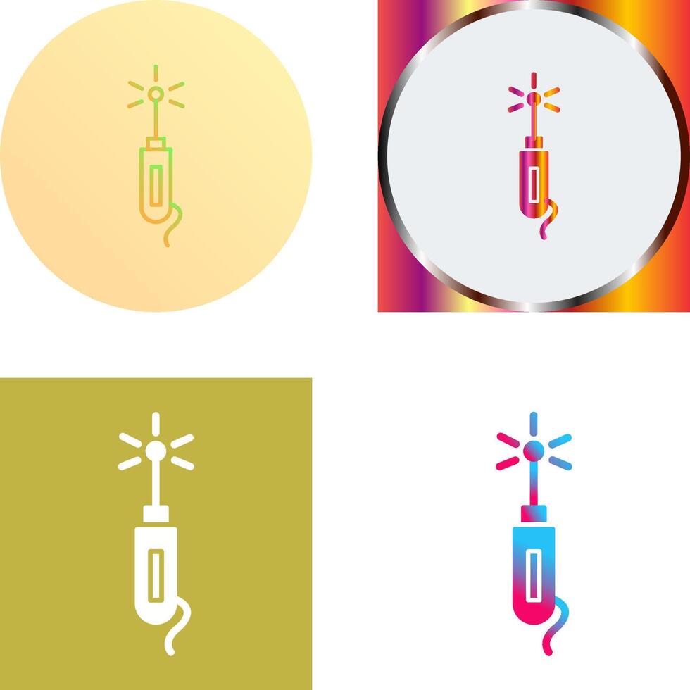 Laser-Stift-Icon-Design vektor