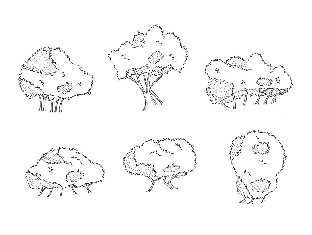 Baumzeichnung Illustration vektor