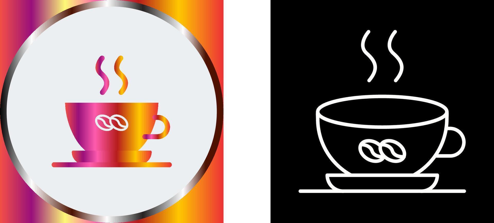 Kaffeetasse-Icon-Design vektor