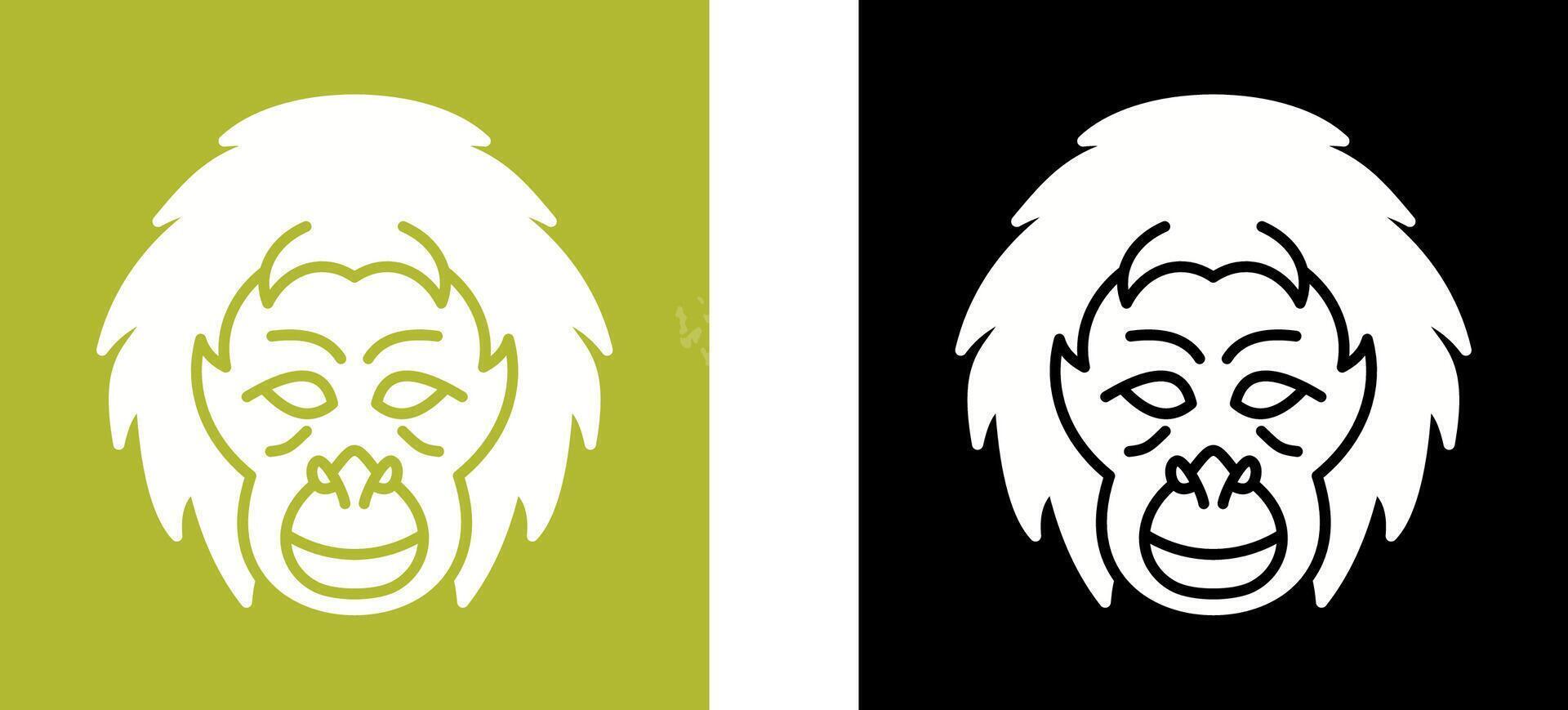 Orang-Utan Symbol Design vektor