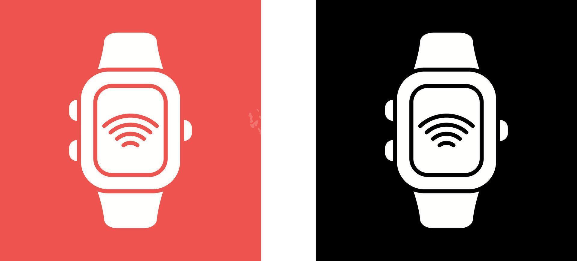 Smart-Watch-Icon-Design vektor