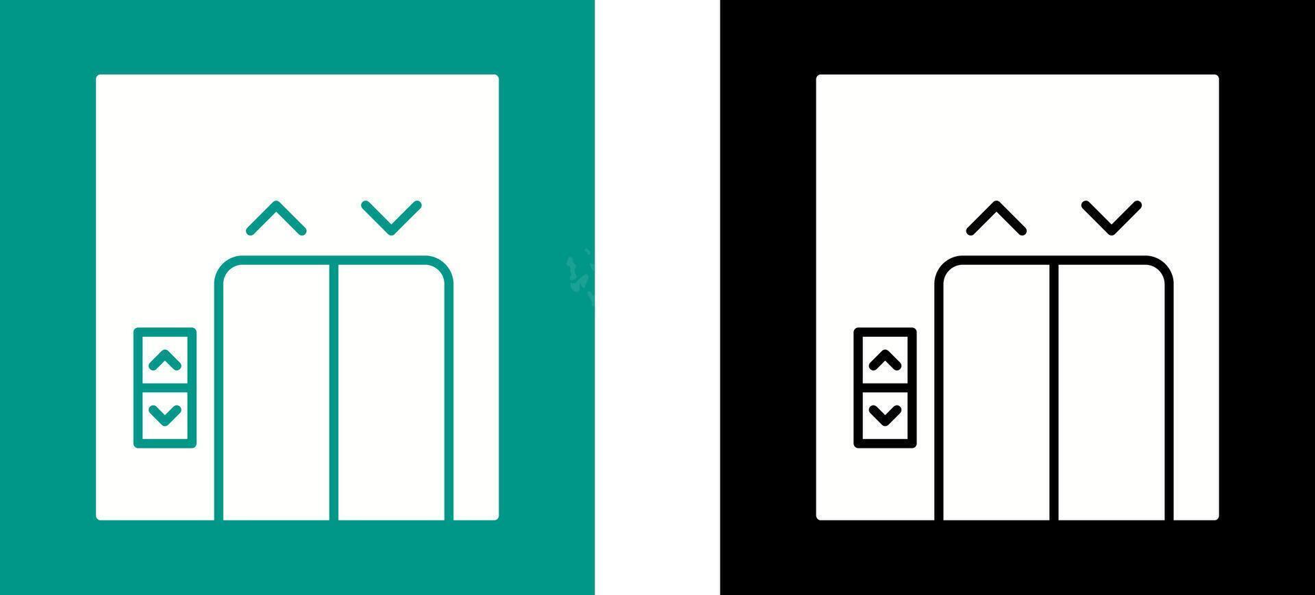 Aufzug-Icon-Design vektor