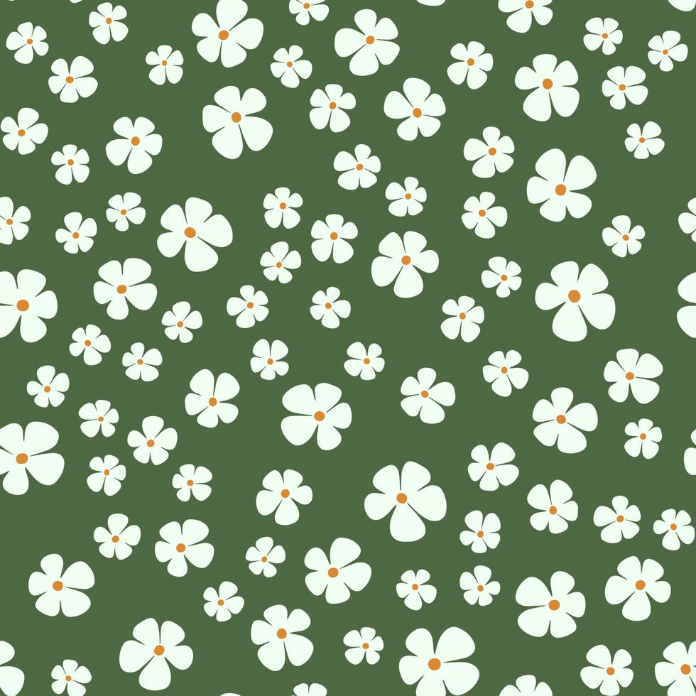 nahtloses Blumenmuster. Design mit wunderschönen Blumen zum Drucken. modernes exotisches Design für Papier, Cover, Stoff, Inneneinrichtung und andere Benutzer. vektor