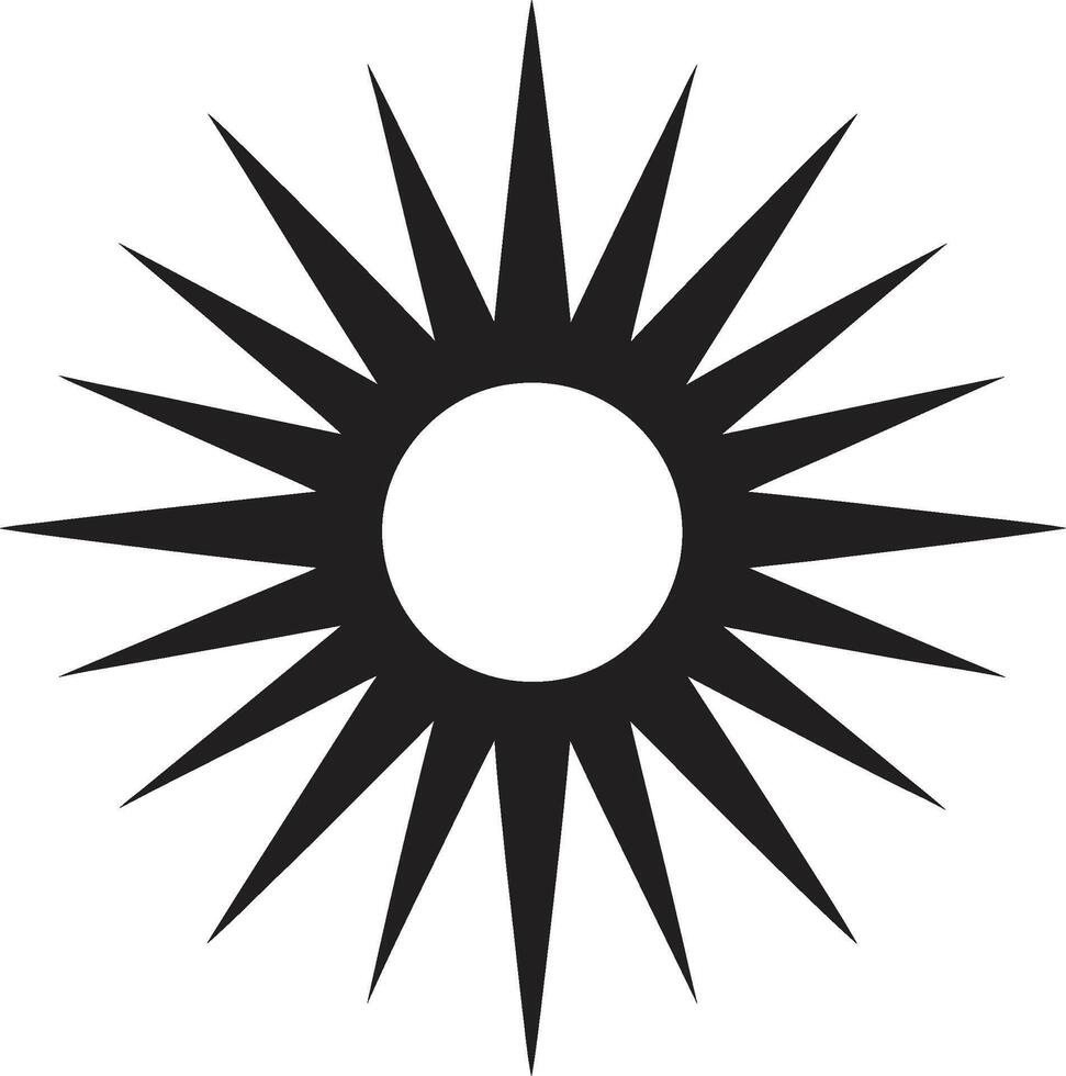 sonnig Spektrum Sonne Logo Design hell Brillanz Sonne Kennzeichen vektor