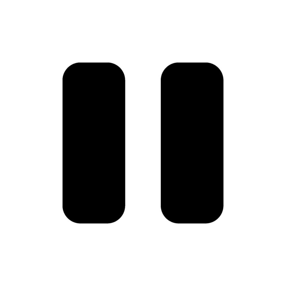 paus ikon för uiux, webb, app, infografik, etc vektor