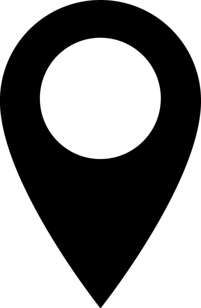 punkt plats placera stift Kartor Kontakt adress gps ikon logotyp isolerat på vit bakgrund. illustration vektor