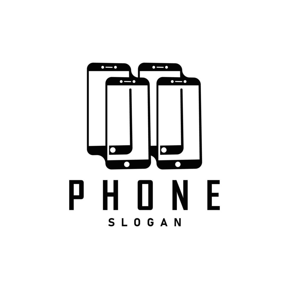 smart telefon logotyp design modern telefon kommunikation teknologi verktyg för företag varumärke symbol vektor