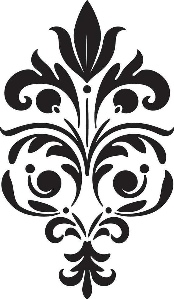 Regal Gravuren schwarz Emblem vergoldet Akzente Jahrgang Deko vektor