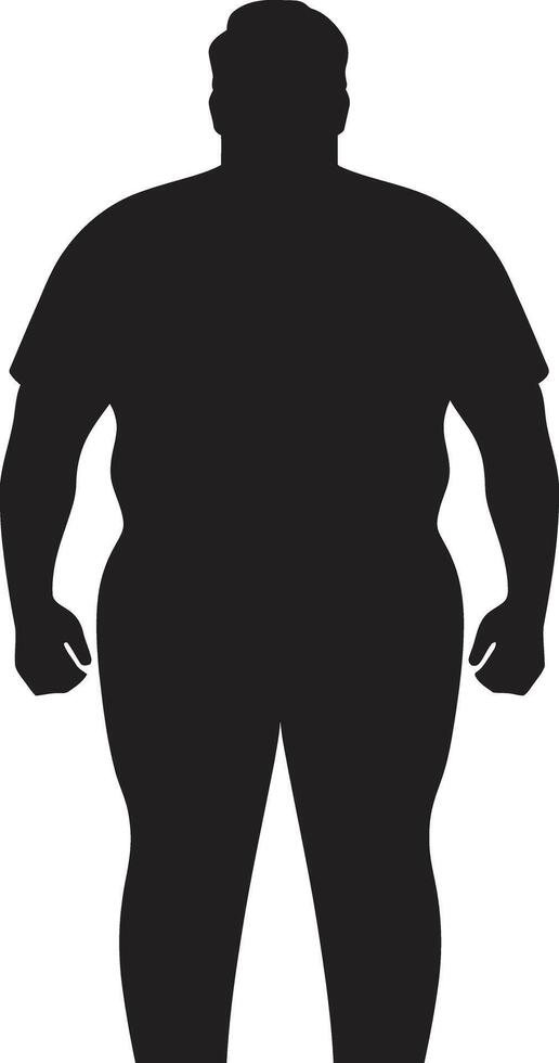 återuppliva och omforma svart ic inspirerande fetma omvandling stridande fett mänsklig i 90 ord mot fetma kämpar vektor