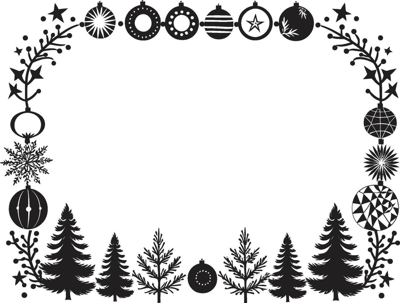 Weihnachtsmänner Werkstatt Freuden wunderlich Weihnachten Dekor s Winter Magie s zum stilvoll Weihnachten Dekorationen vektor