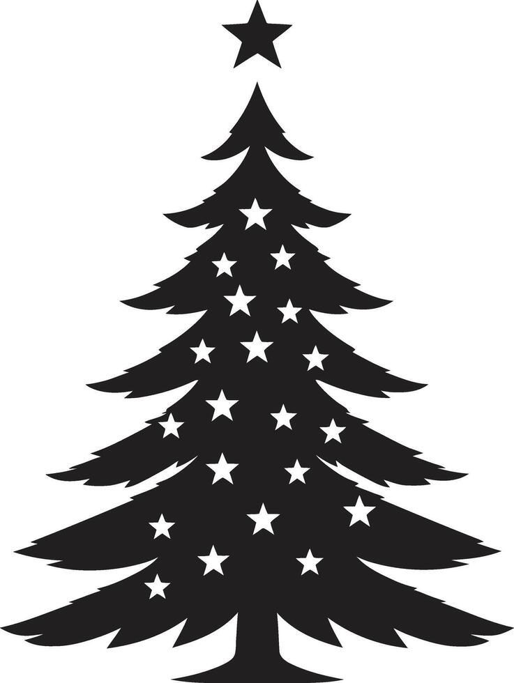 Winter Verzauberung s zum magisch Bäume gemütlich Kabine Tanne Bäume s zum rustikal Weihnachten vektor