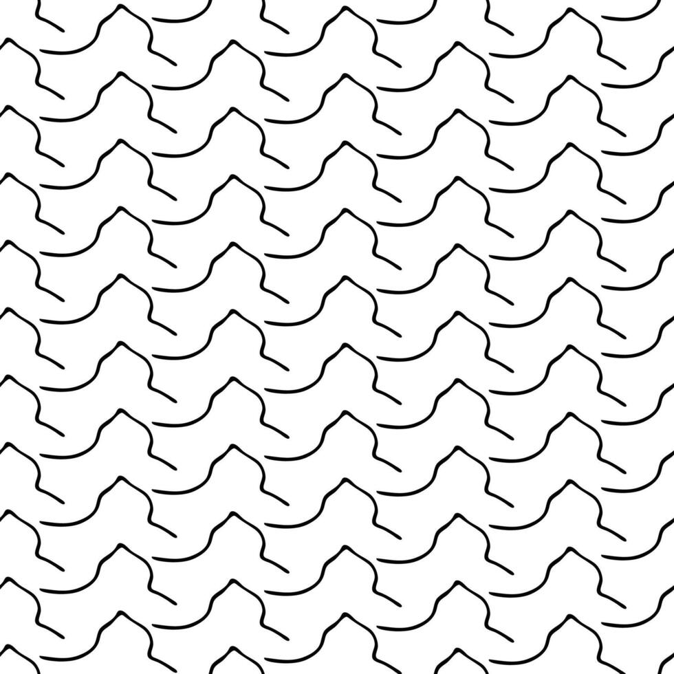 nahtlos Muster mit skizzieren Kringel vektor