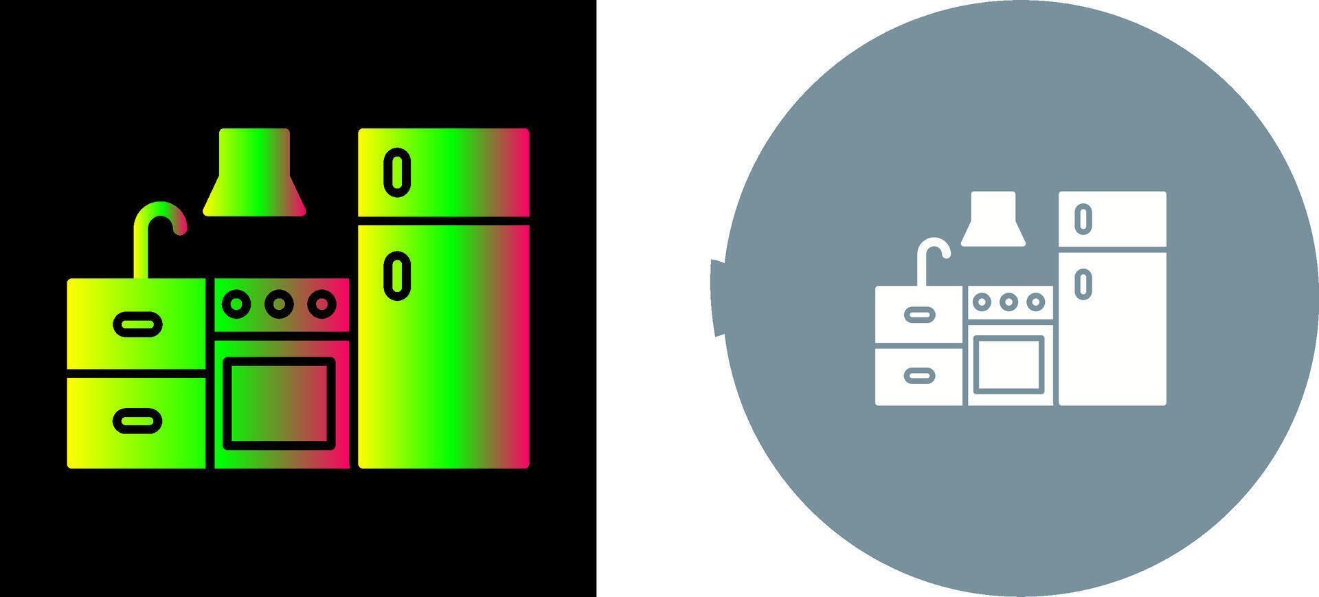 Küche-Icon-Design vektor