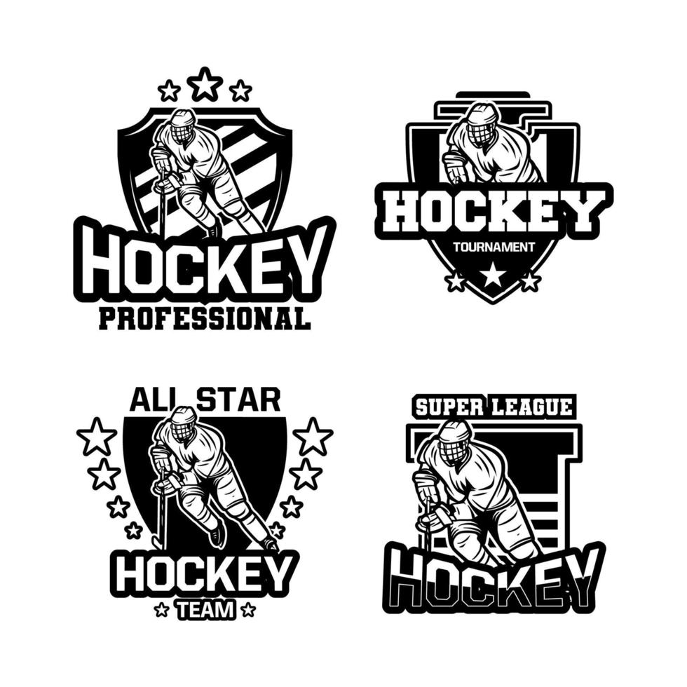 Eishockey-Meisterschaftskreisabzeichen vektor
