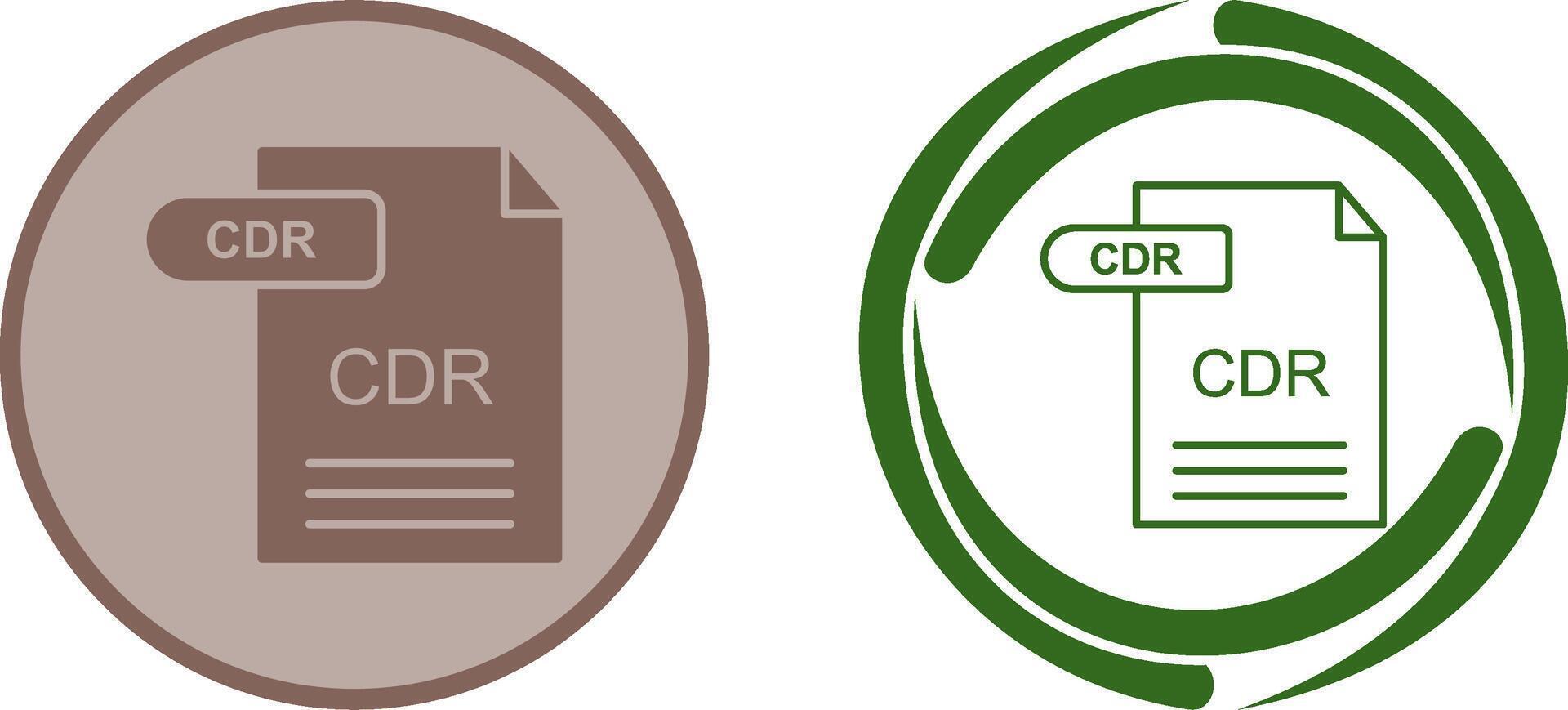 cdr Symbol Design vektor