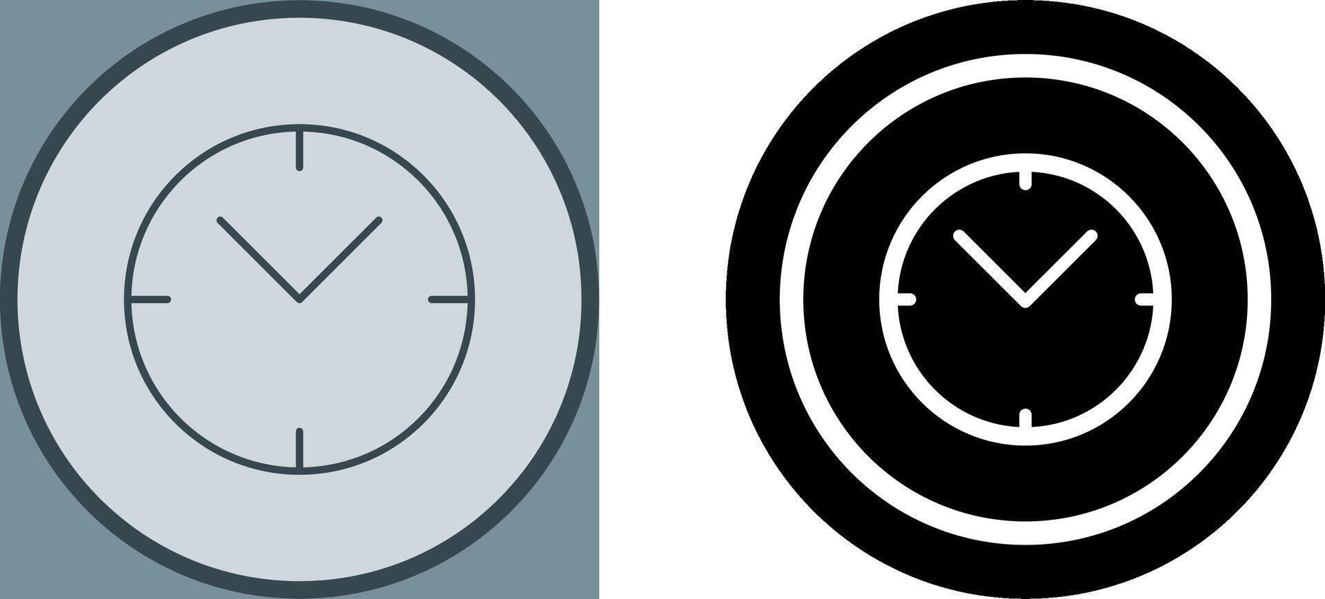 unik klocka ikon design vektor