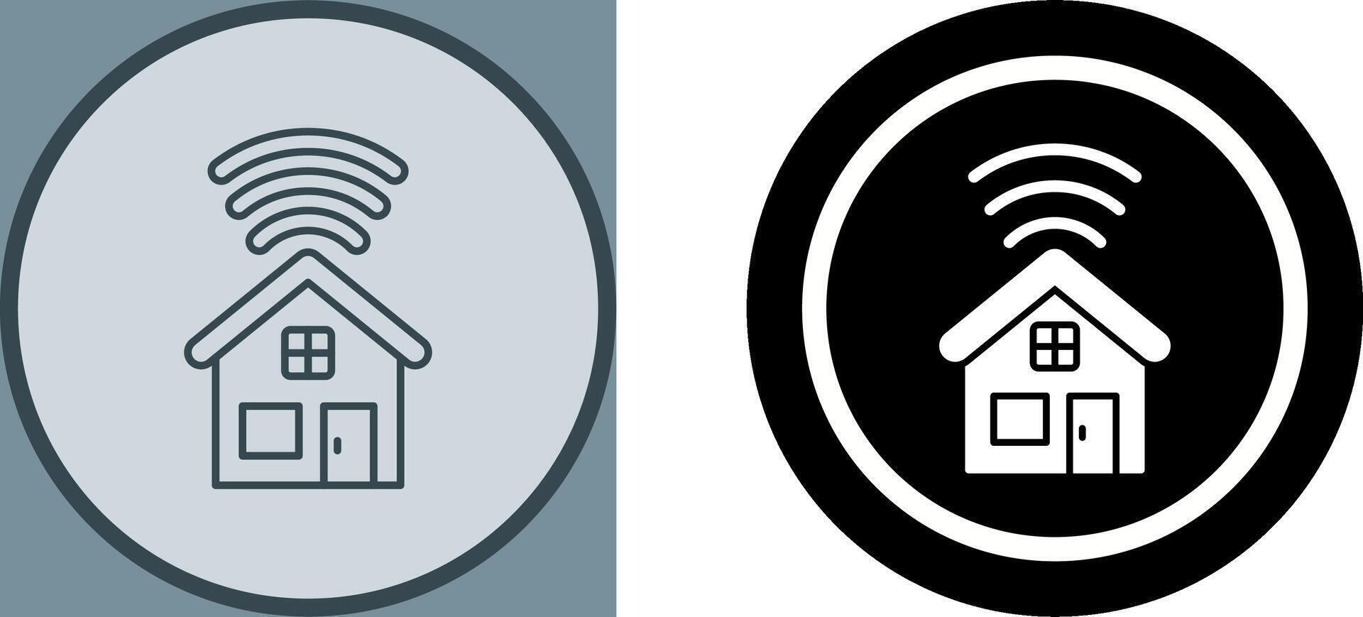 Clever Haus Symbol Design vektor