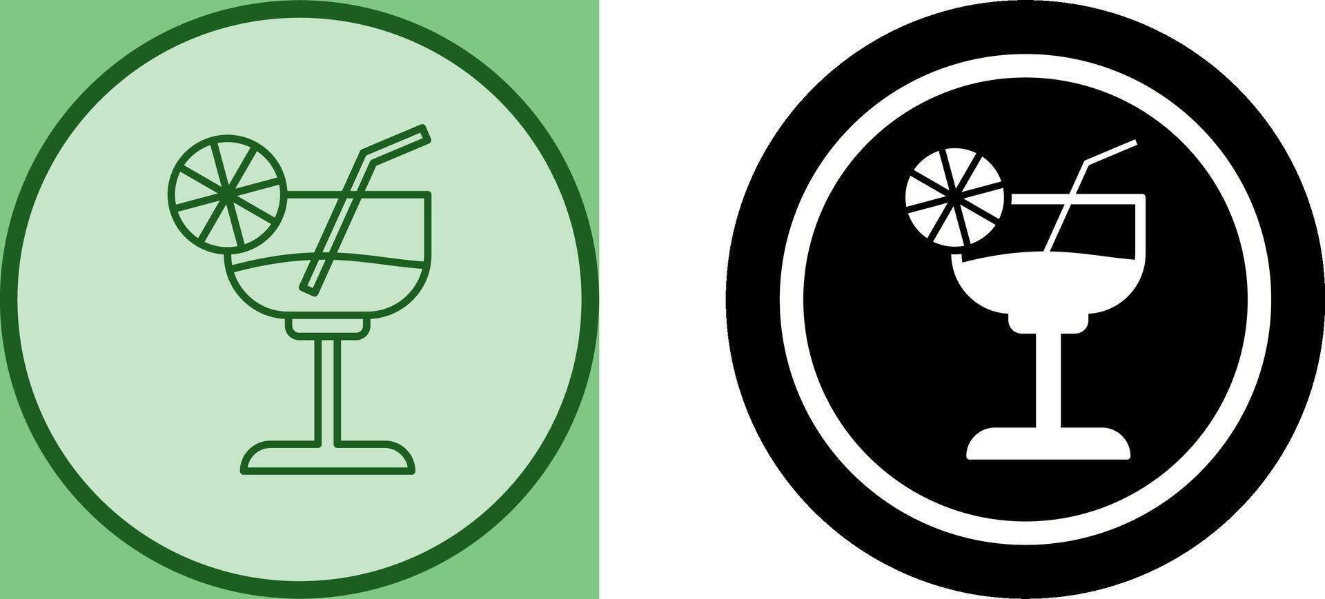 Cocktail-Icon-Design vektor