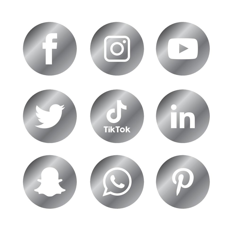 Social Media flache Icons Technologie, Netzwerk. Hintergrund-Gruppe Smiley-Gesicht-Verkauf. teilen, mögen, vektorillustration twitter, youtube, whatsapp, snapchat, facebook, instagram, tick tack, tok vektor