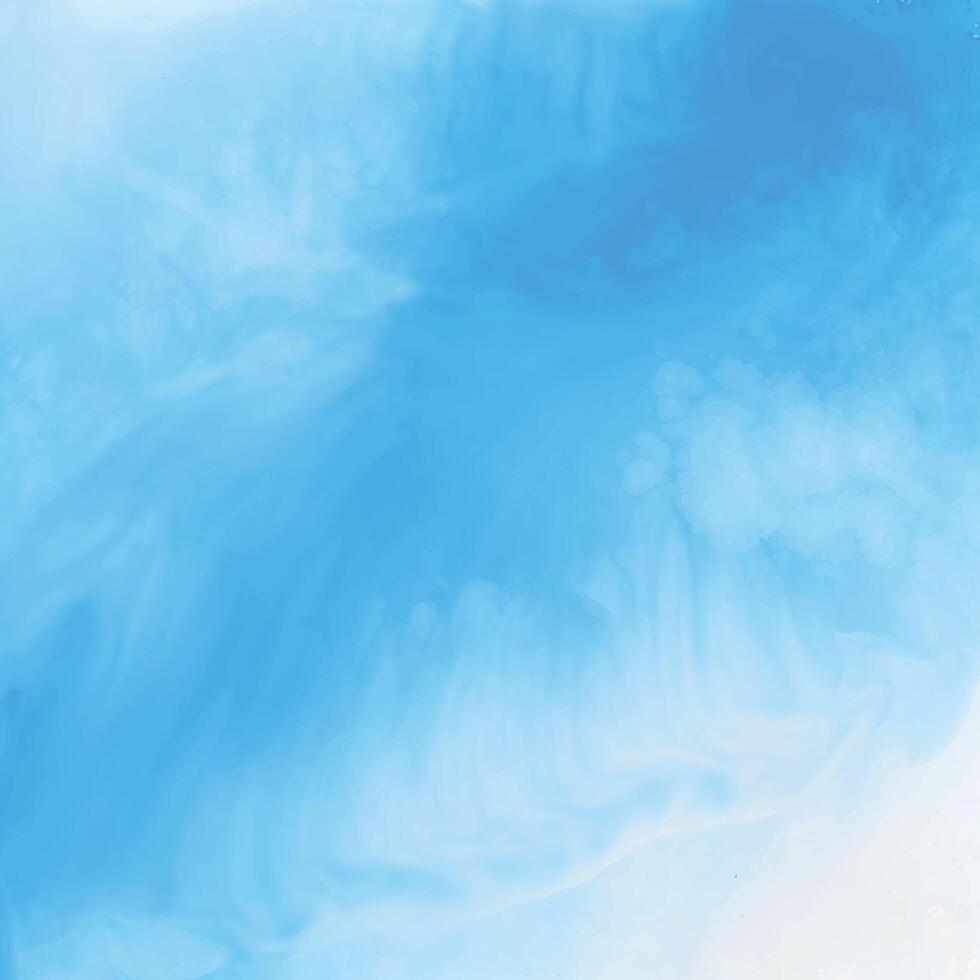 elegant Blau Aquarell Textur Hintergrund vektor