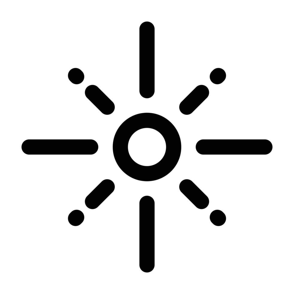 einfach Feuerwerk Symbol. das Symbol können Sein benutzt zum Webseiten, drucken Vorlagen, Präsentation Vorlagen, Illustrationen, usw vektor
