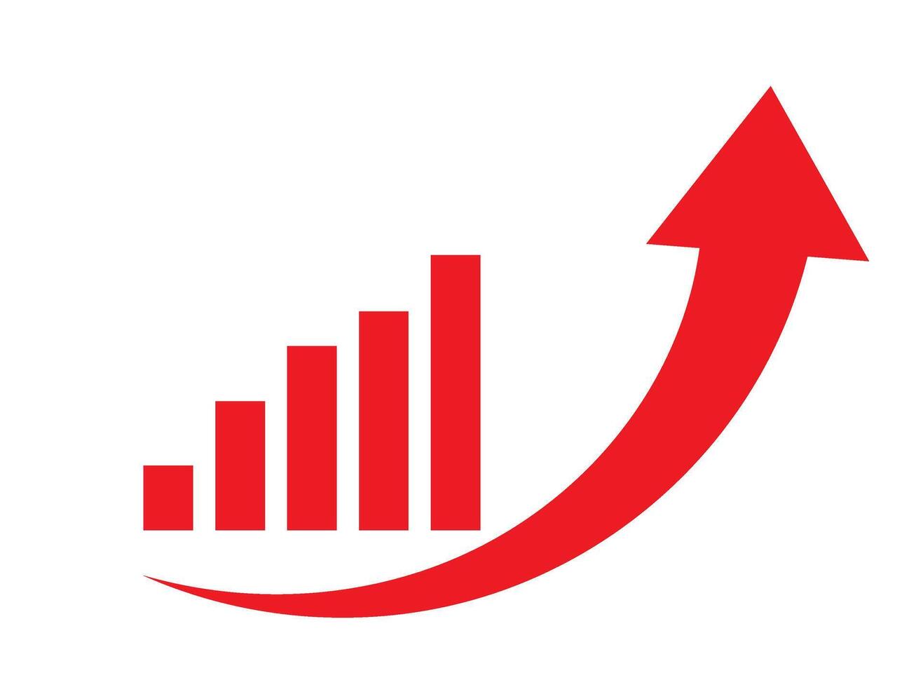 Pfeil gebogen Graph Design Element kostenlos Hand Zeichnung Illustration vektor