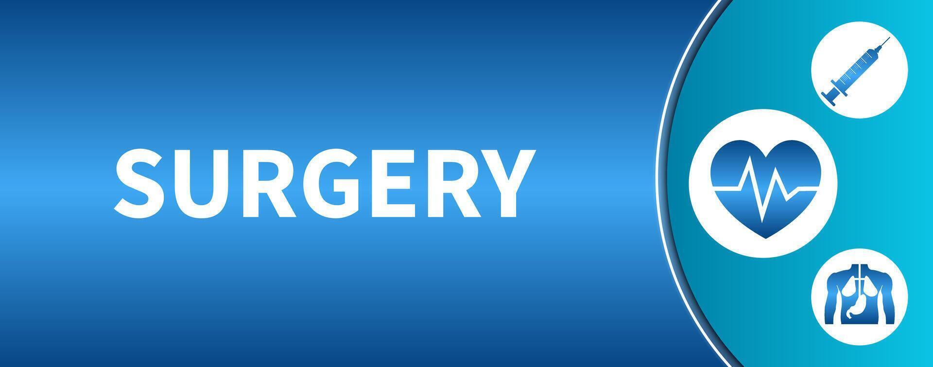 modern Chirurgie Illustration Hintergrund Banner vektor