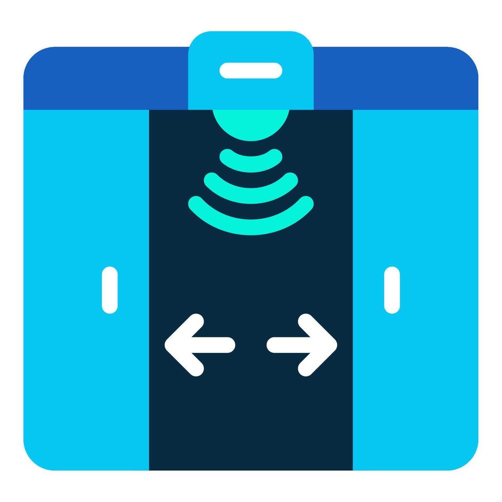 Tür Sensor Symbol zum Netz, Anwendung, Infografik, usw vektor