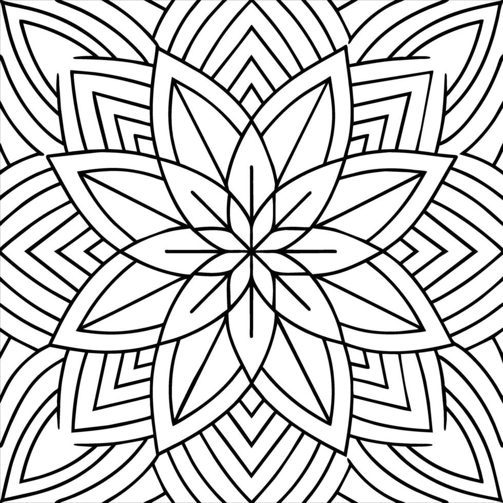 enkel svart och vit mönster design vektor