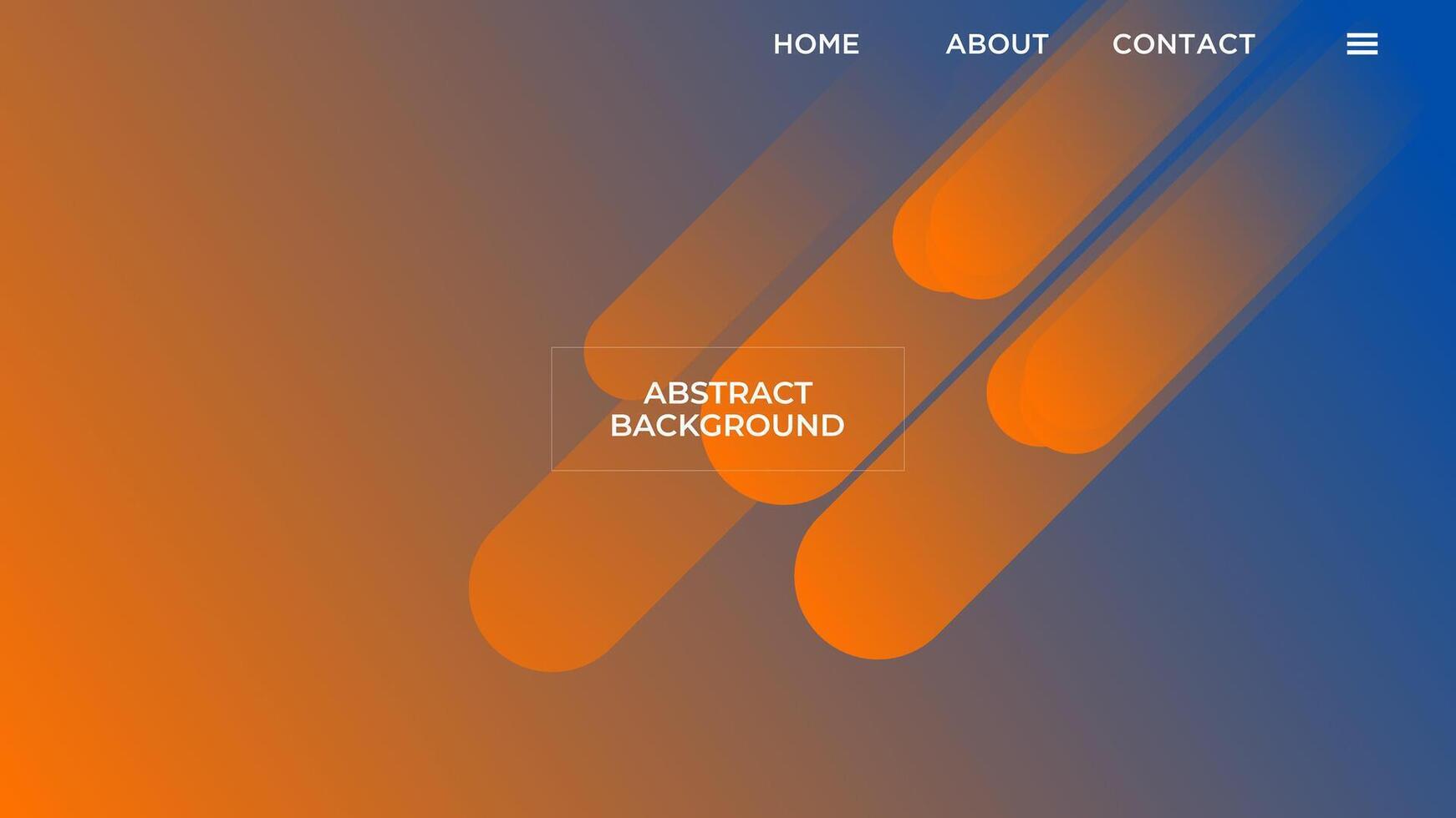 abstrakt Blau Orange Gradient Hintergrund glatt Flüssigkeit bunt verschwommen Design mit geometrisch Formen. Vorlage gut zum modern Webseite, Hintergrund, Startseite Design vektor