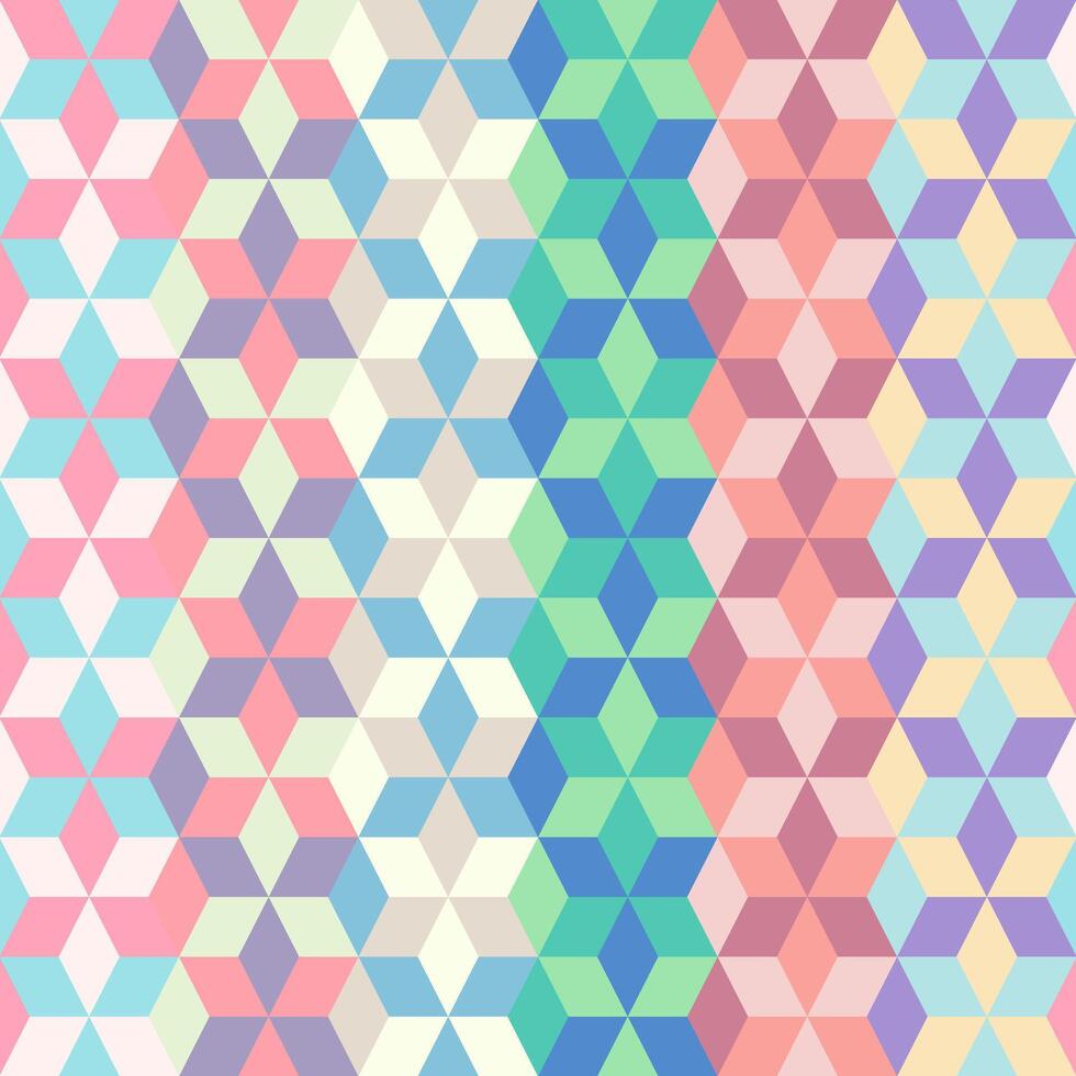 färgrik diamant geometrisk form mönster bakgrund illustration vektor