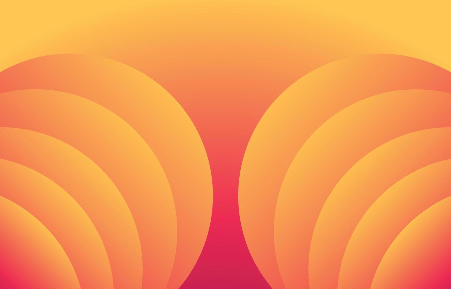 Kreise Geometrie Gradient Hintergrund mit Gelb und Orange Farbe Kombination. Präsentation Hintergrund Design. geeignet zum Präsentation, Poster, Hintergrund, persönlich Webseite, ui und ux Erfahrungen vektor