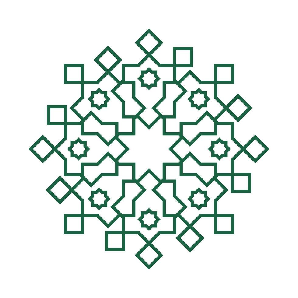 arab amerikan arv månad mosaik- design element vektor