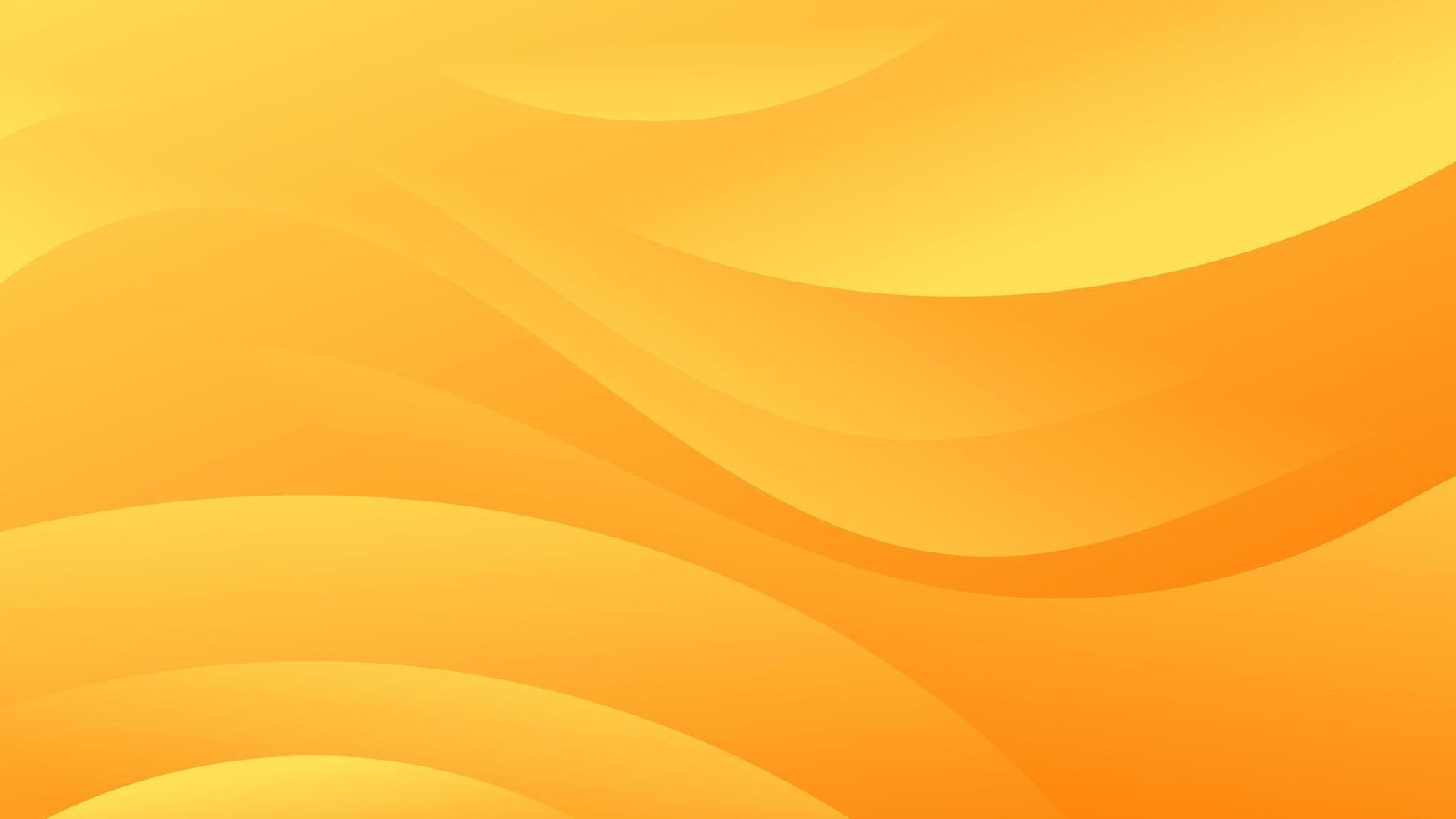 erstellen ein atemberaubend aussehen mit diese beschwingt Gradient Welle Hintergrund. mehrere bunt Wellen Überleitung von Gelb zu orange. Ideal zum Webseiten, Sozial Medien, Werbung, Präsentationen vektor