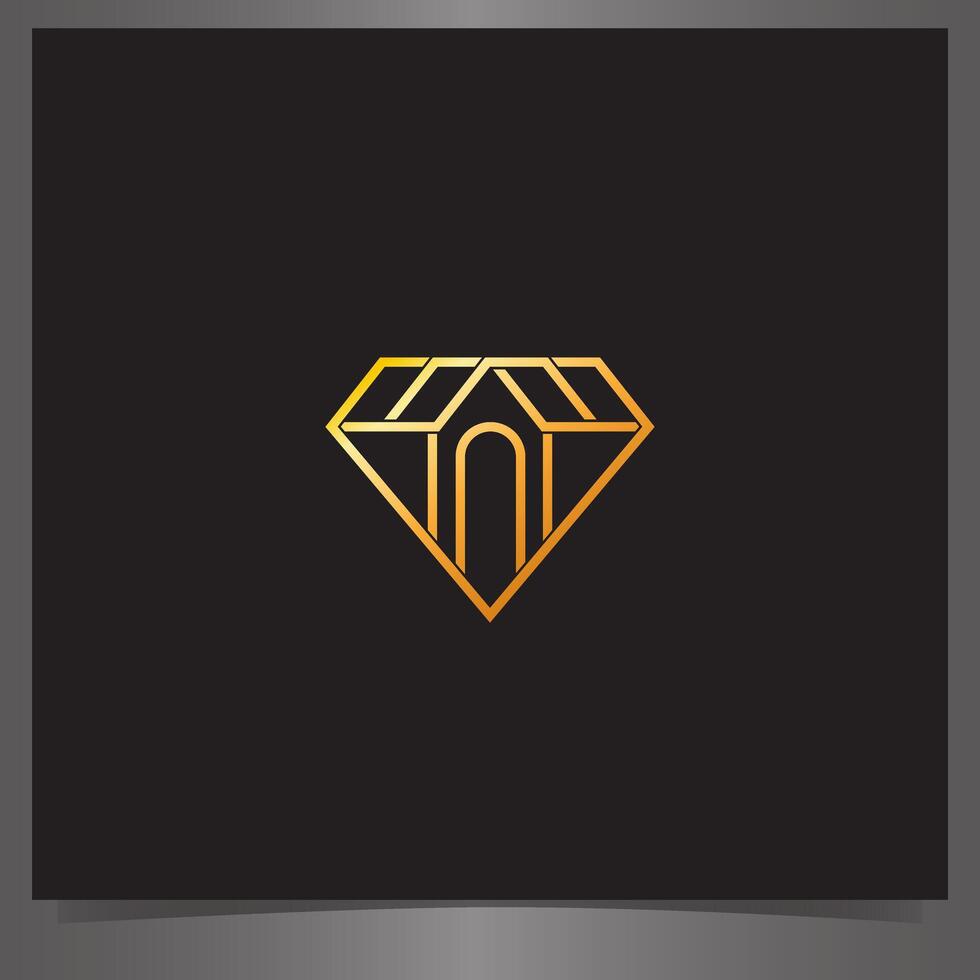 Diamant Eigentum Illustration Logo Design Vorlage vektor
