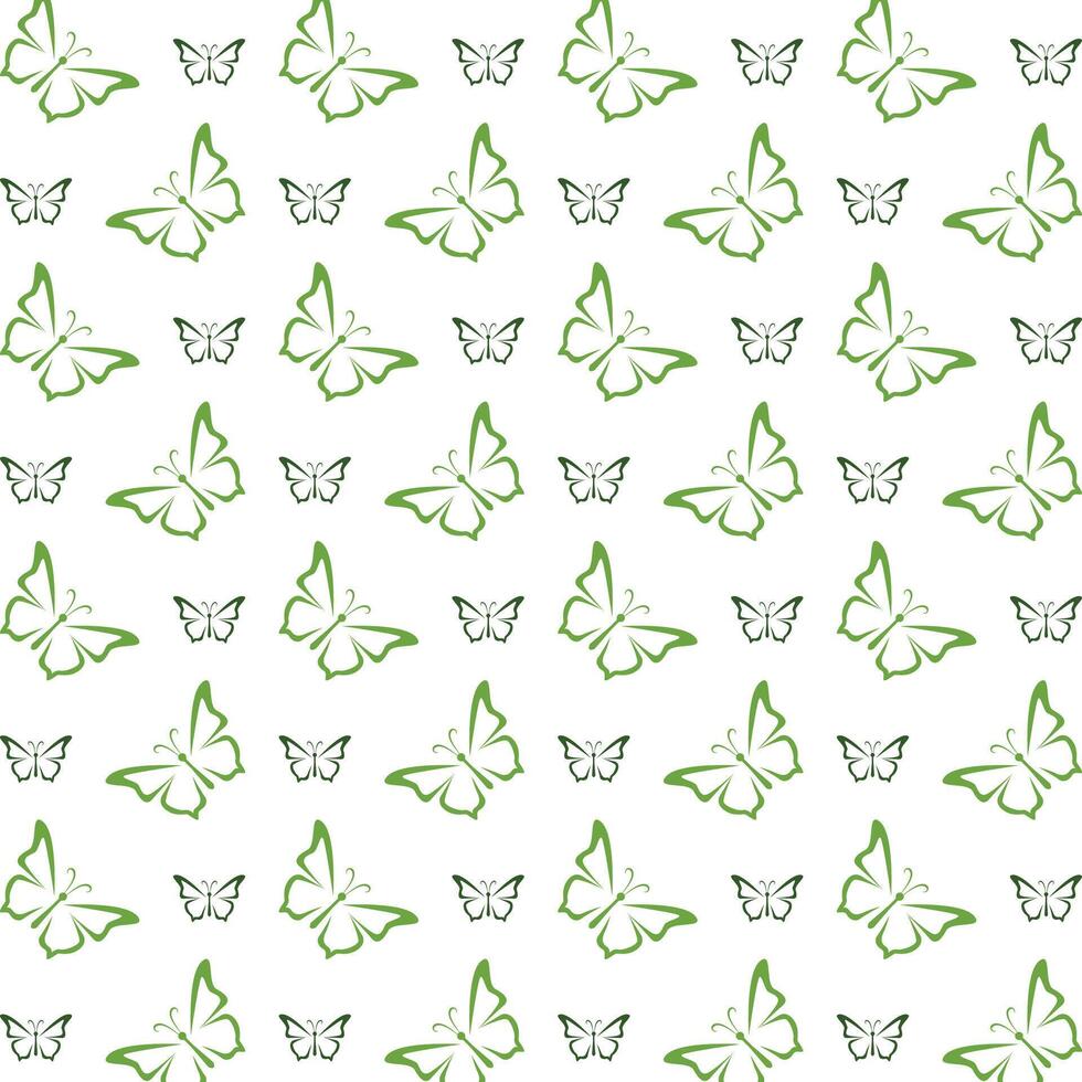 Schmetterling Schönheit verwendbar modisch Mehrfarbig wiederholen Muster Illustration Hintergrund Design vektor