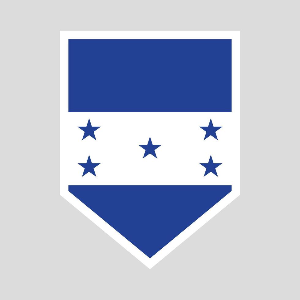 Honduras Flagge im Schild gestalten Rahmen vektor