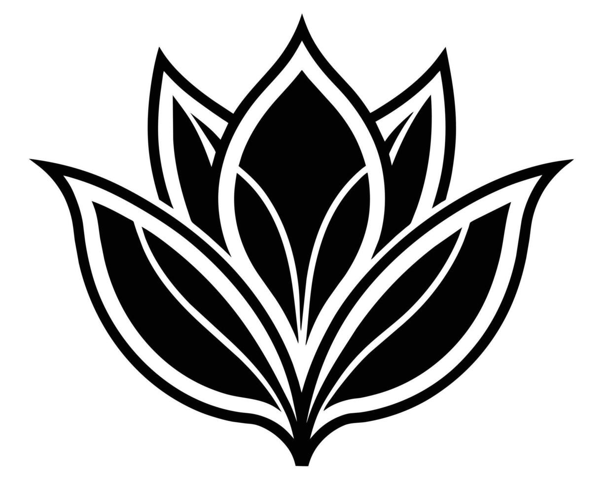 Lotus Blume Design vektor