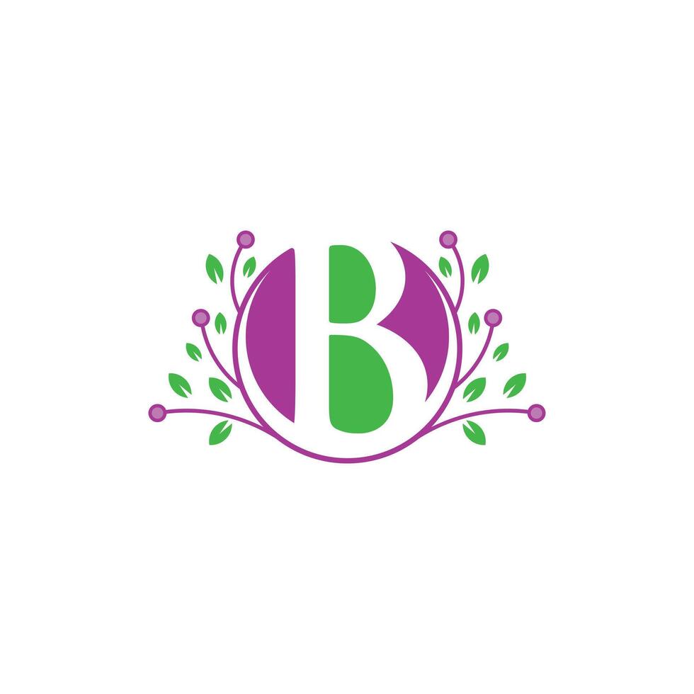 Brief b Beere Obst Logo Design modern Symbol, kreativ Design Vorlage vektor