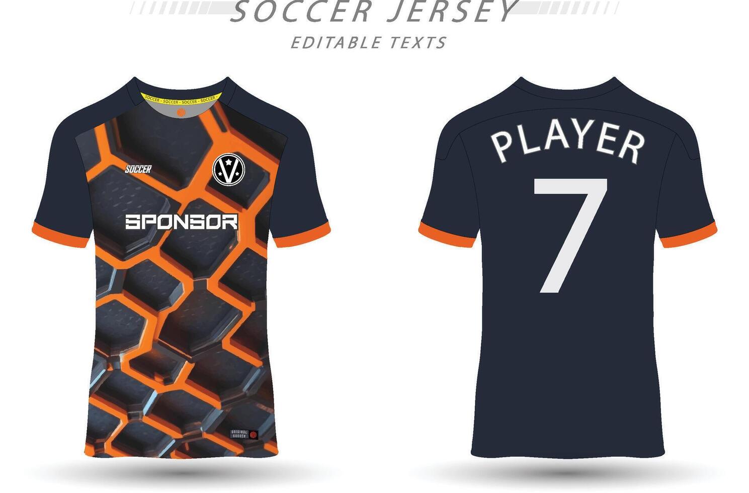Beste Fußball Jersey Vorlage Sport t Hemd Design vektor