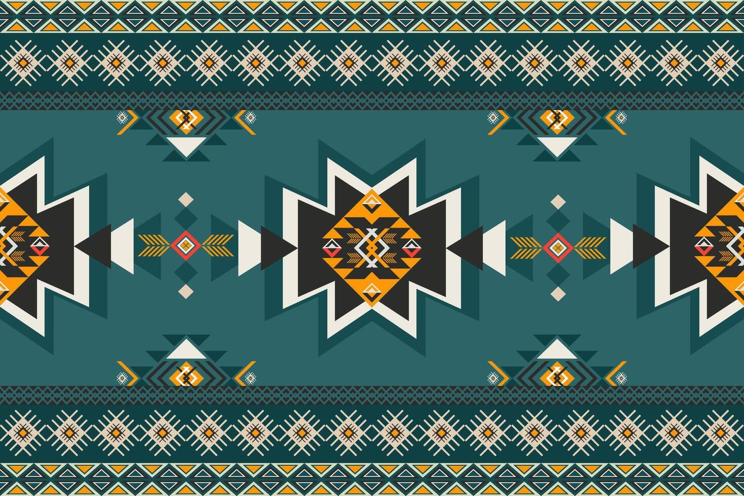 navajo Stammes- nahtlos Muster.nativ amerikanisch Ornament.abstrakt ethnisch geometrisch Muster Hintergrund Design Hintergrund, indisch Rand Hintergrund, Teppich, Tapete, Kleidung, Verpackung, Batik, Stoff, vektor