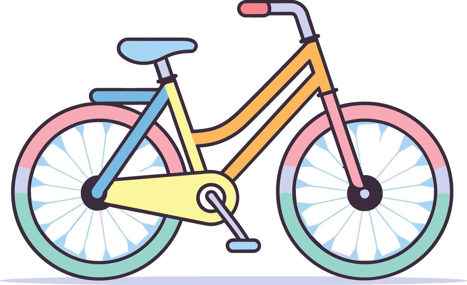Fahrrad Rahmen Material vektorisiert Radfahren Marathon- Poster vektor