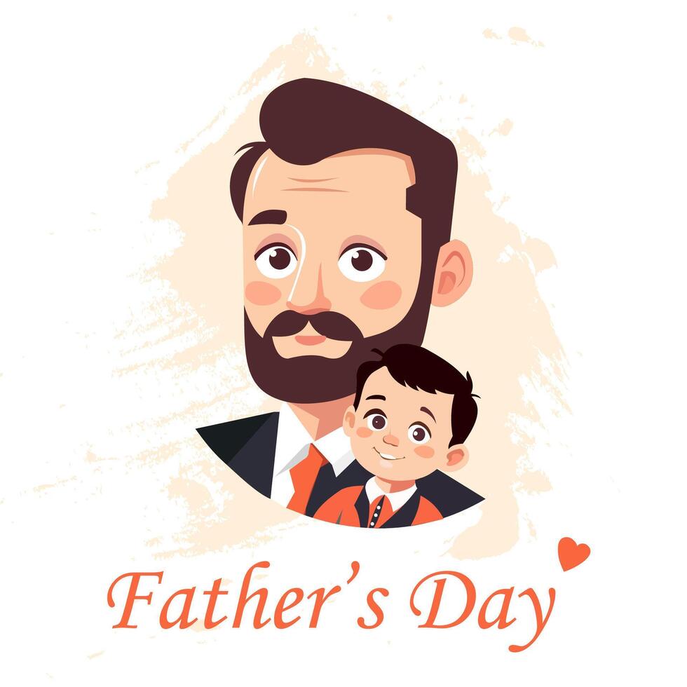 Lycklig fäder dag bakgrund, webb baner, affisch vektor
