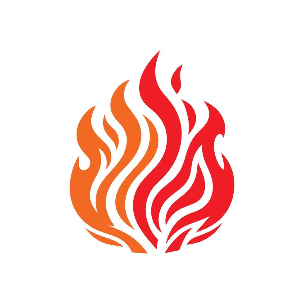 Flamme Feuer Logo Vorlage, Flamme Feuer Logo Element, Flamme Feuer Logo Illustration vektor