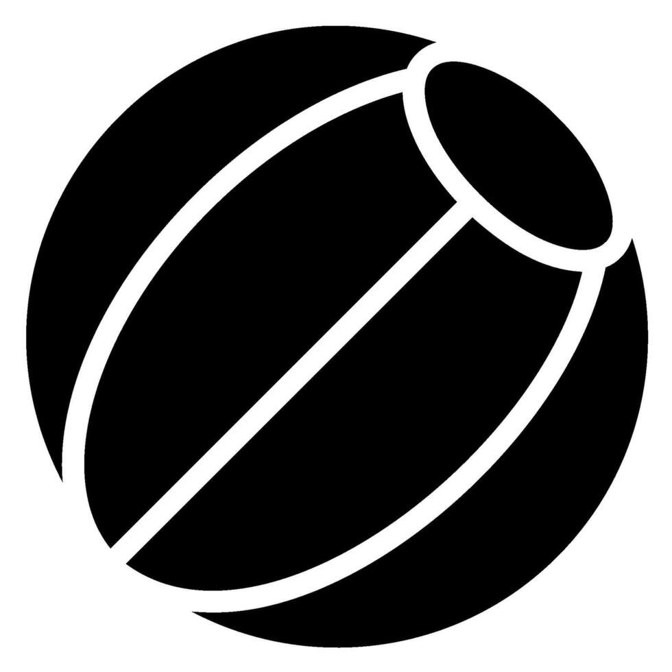 Ball-Glyphe-Symbol vektor